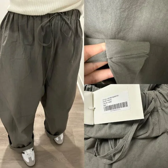 NWT Lauren Manoogian Duvet Pants Wide Leg Trousers Lead size 1 - Picture 2 of 11